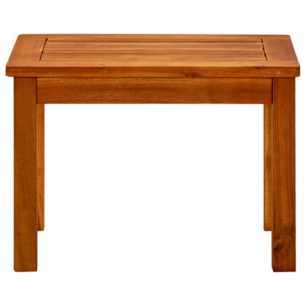 Couchtisch Helles Akazienholz 45 x 45 x 36 cm Massivholz Akazie