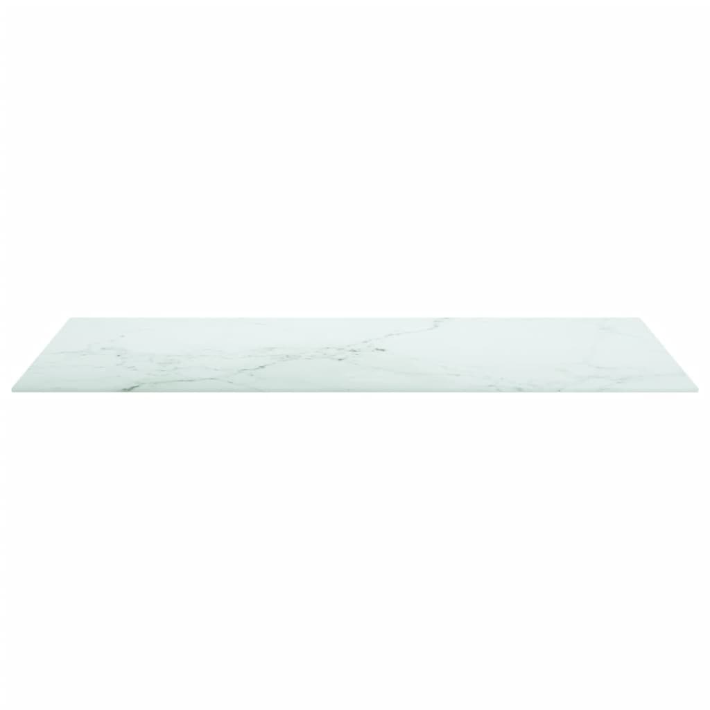 Tischplatte aus gehärtetem Glas quadratisch 700x700 mm