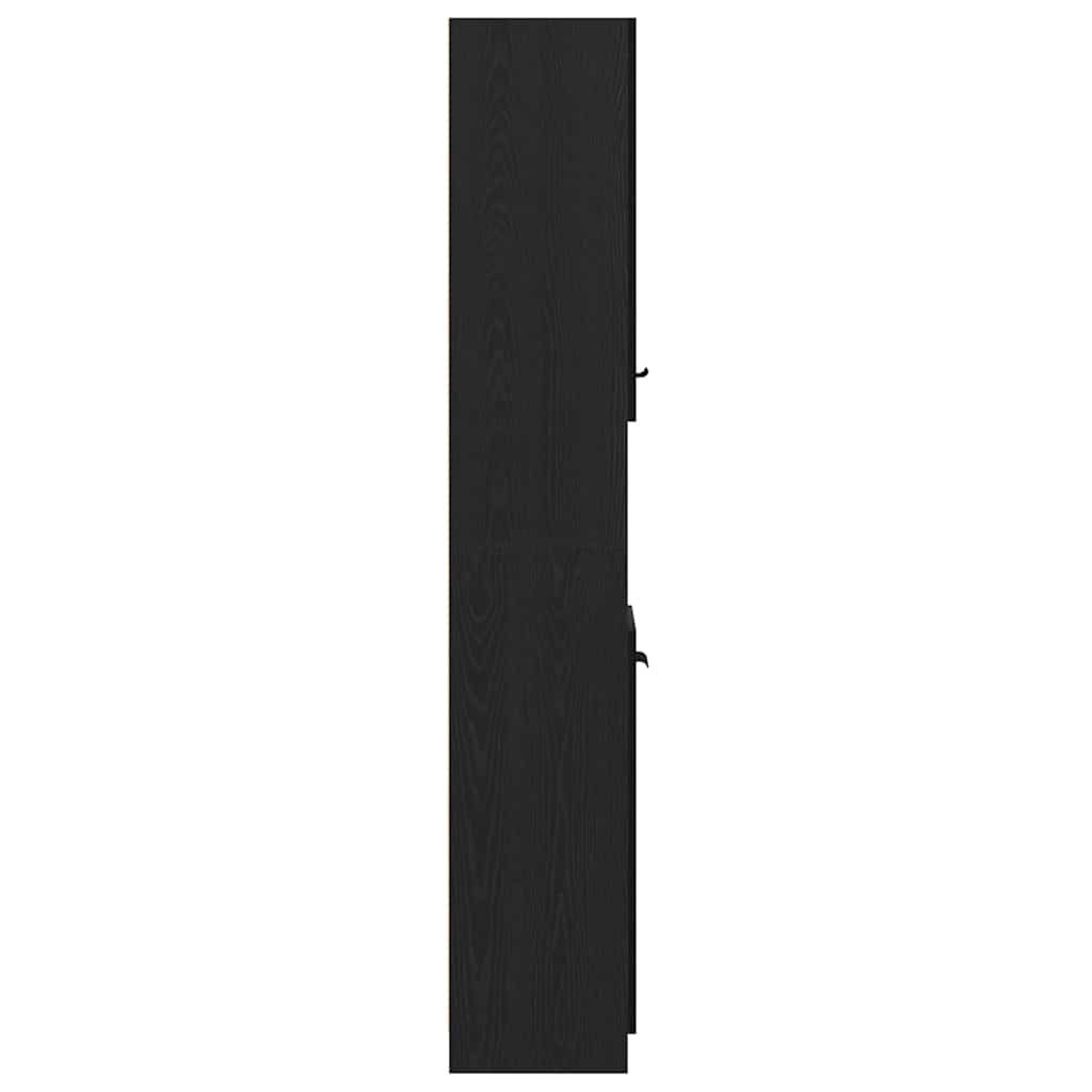 Badschrank Weiß 32x34x188,5 cm Holzwerkstoff