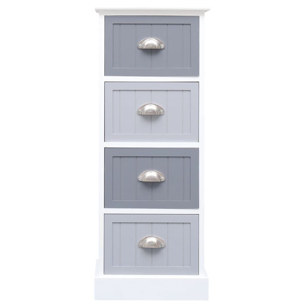 Beistellschrank 38x28x86 cm Massivholz Paulownia