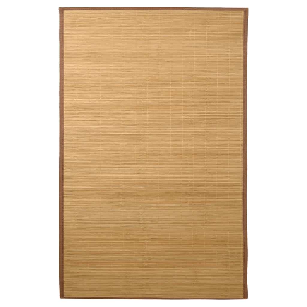 Teppich Bambus 100 x 160 cm Natur