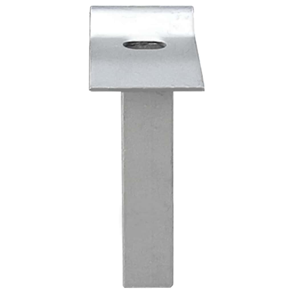Maschen-Gartentor verzinkter Stahl 400 x 150 cm Grau
