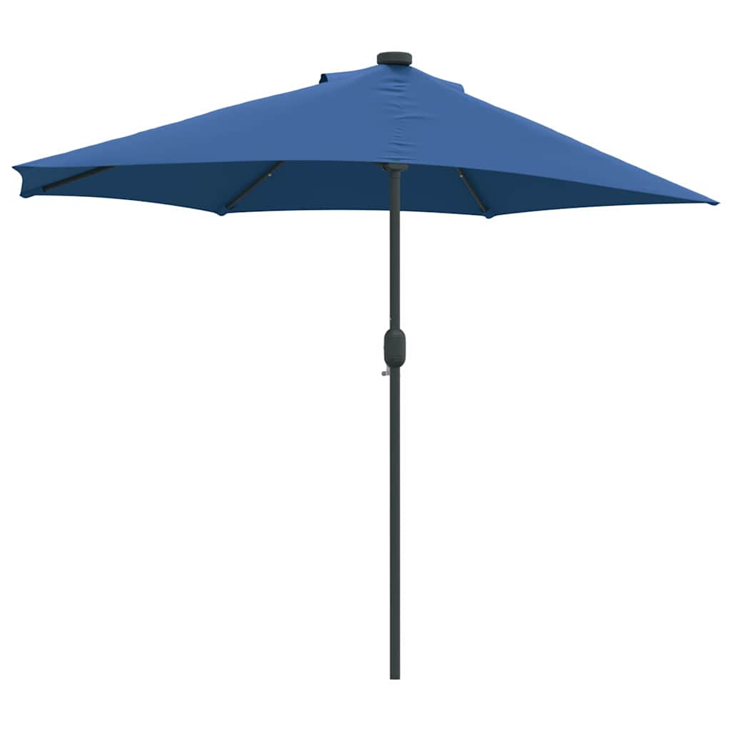 Garten-Sonnenschirm Sand 294 x 150 x 224 cm Polyester und Stahl