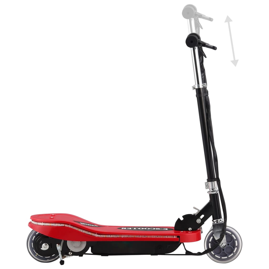 E-Scooter mit LED 120 W Schwarz