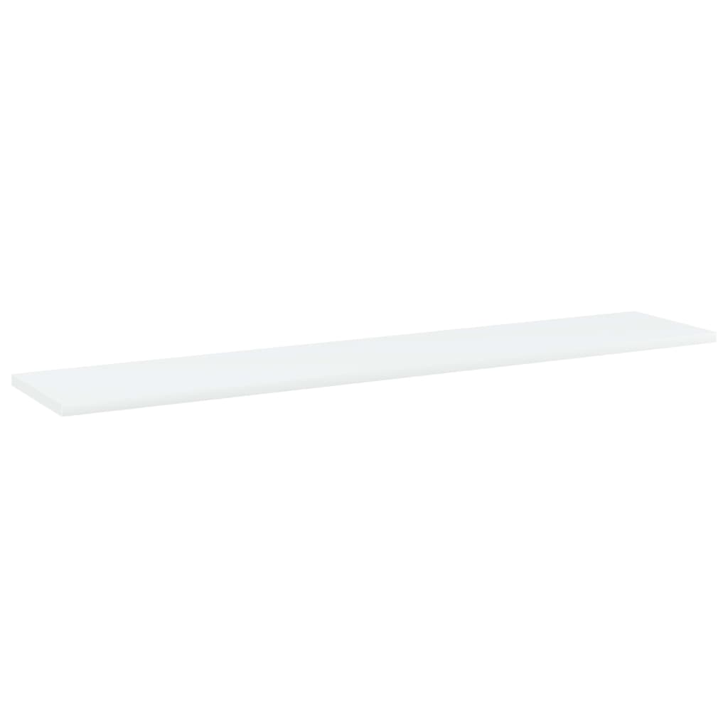Bücherregal-Bretter 4 Stk. Weiß 40x10x1,5 cm Holzwerkstoff
