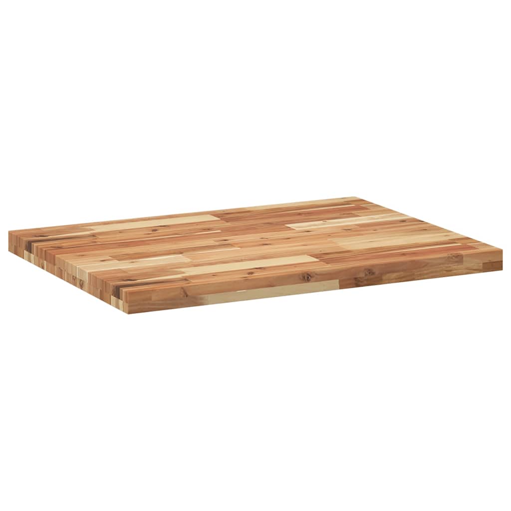 Tischplatte Rechteckig 60x50x2 cm Massivholz Akazie