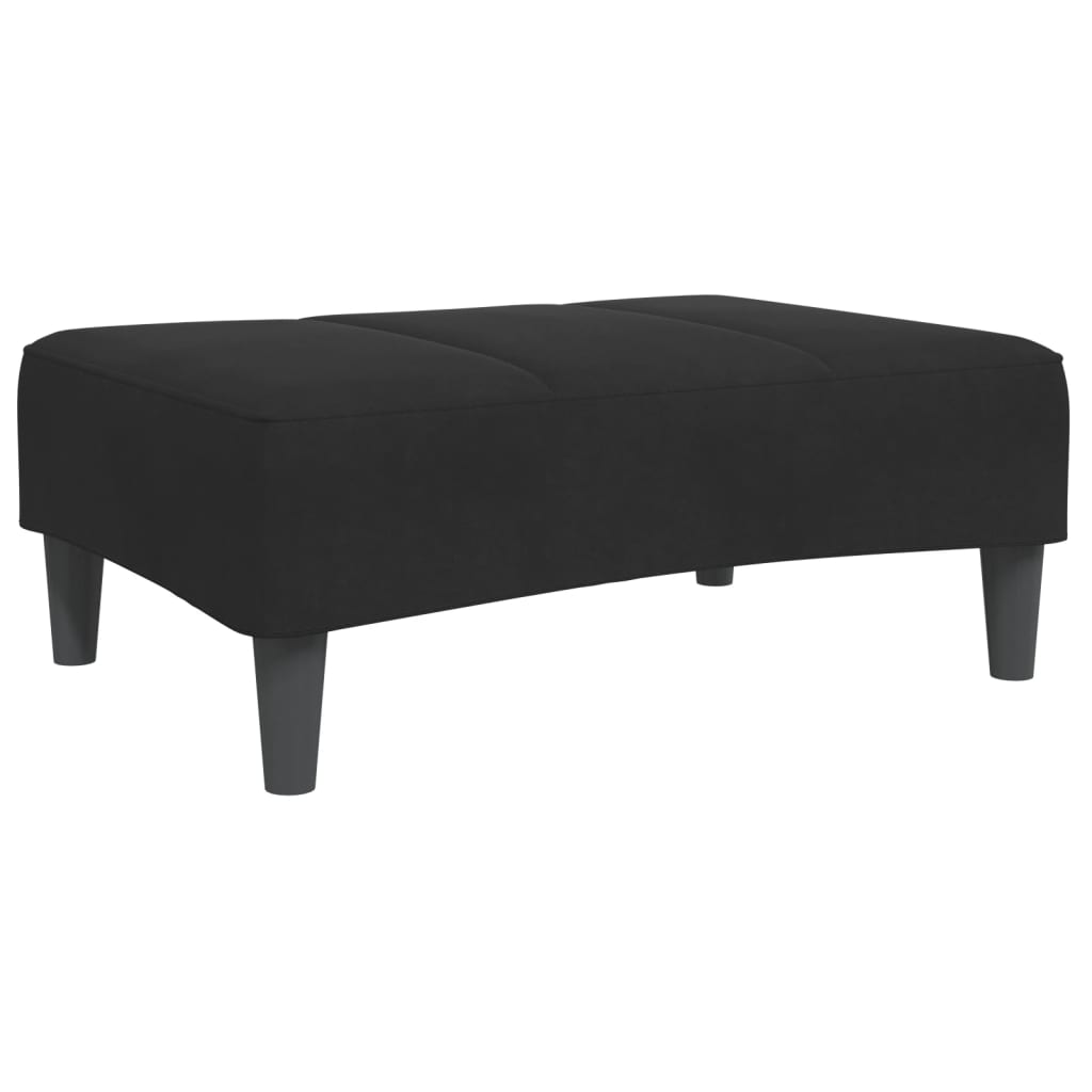 Fußhocker Blau 77x55x31 cm Samt