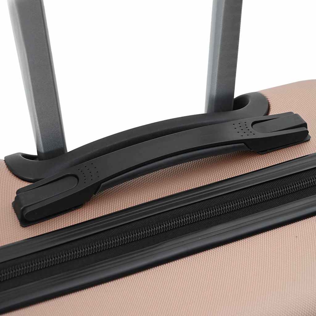 Koffer mit Schloss 3 pcs Schwarz 50 x 31 x 78 cm ABS Kunststoff