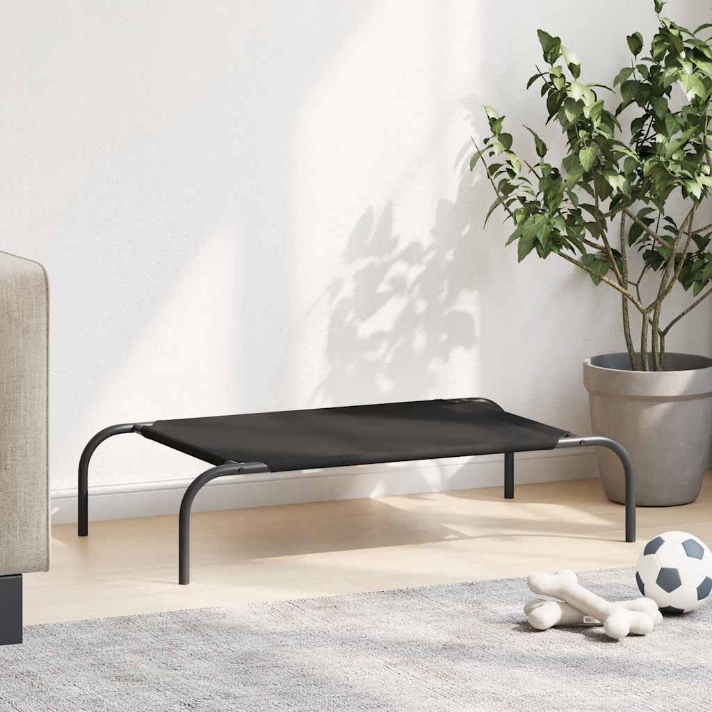 Erhöhtes Hundebett Schwarz S Textilene