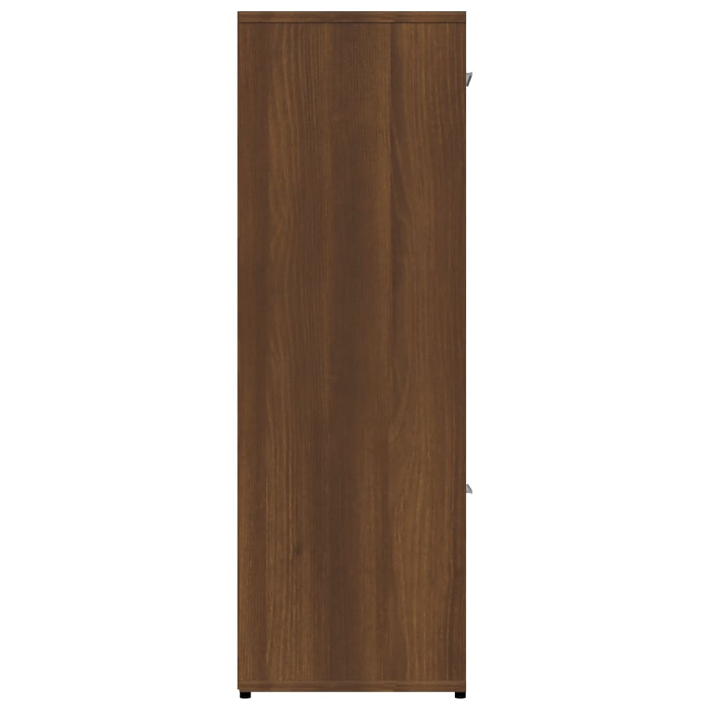 Bücherregal Weiß 90x30x90 cm Holzwerkstoff