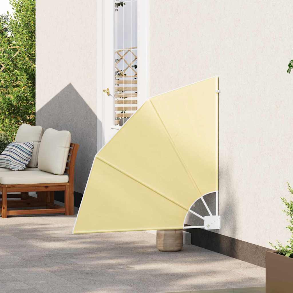 Faltbarer Balkonfächer Grau 210×210 cm