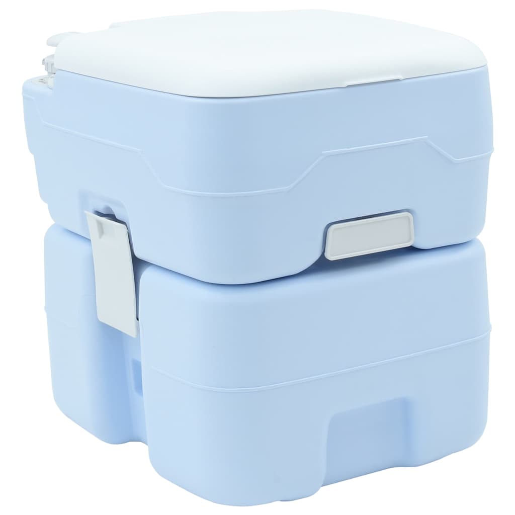 Camping-Toilette Grau 41,5 x 36,5 x 42 cm