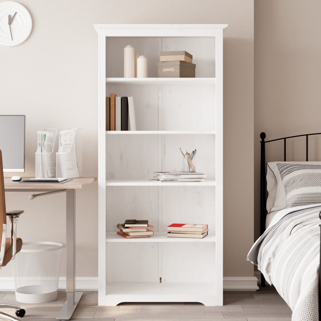 Bücherregal BODO Honigbraun 82 x 40 x 173 cm Holzwerkstoff