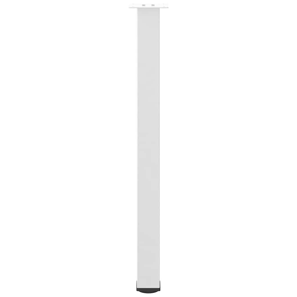 Bartischbeine 4 Stk. Schwarz 100-102 cm Stahl