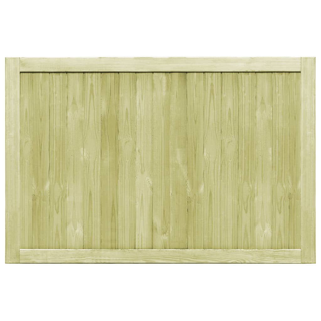 Gartentore 2 Stk. Kiefernholz Imprägniert 300x75 cm
