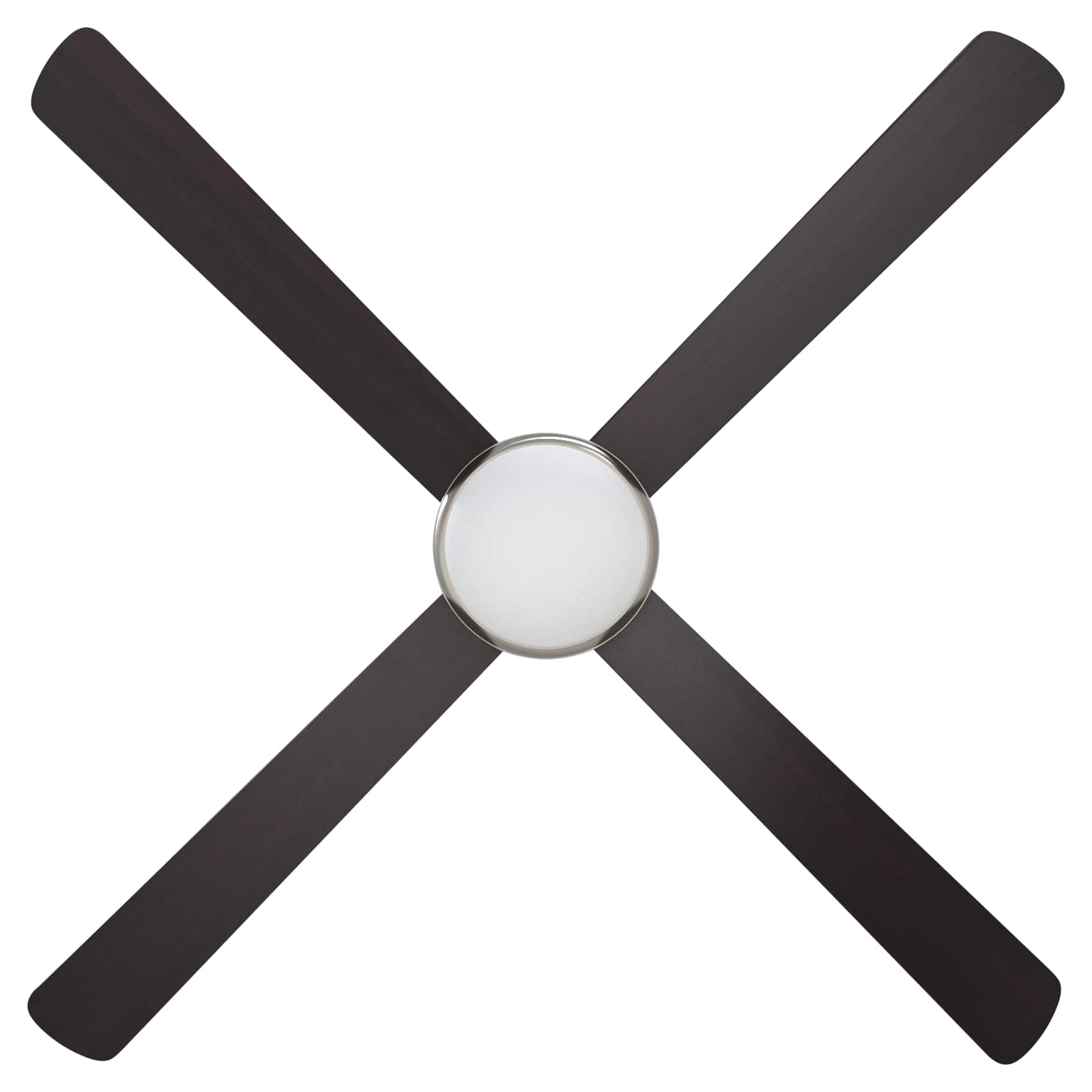 Deckenventilator mit Licht und Fernbedienung Ø 130 cm Weiß