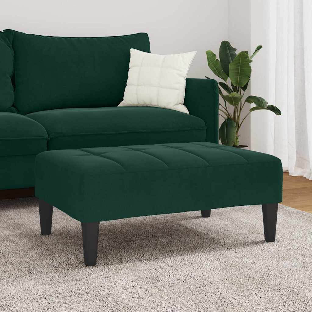 Fußhocker Blau 77x55x31 cm Samt