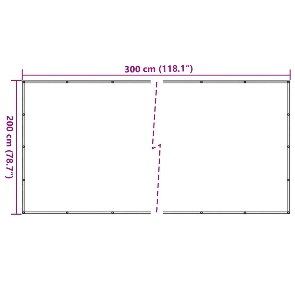 Anhängernetz HDPE 1,5x2,2 m Schwarz