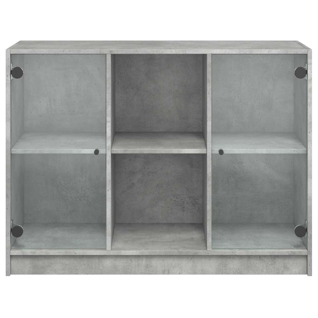 Bücherschrank mit Türen Weiß 204x37x75 cm Holzwerkstoff