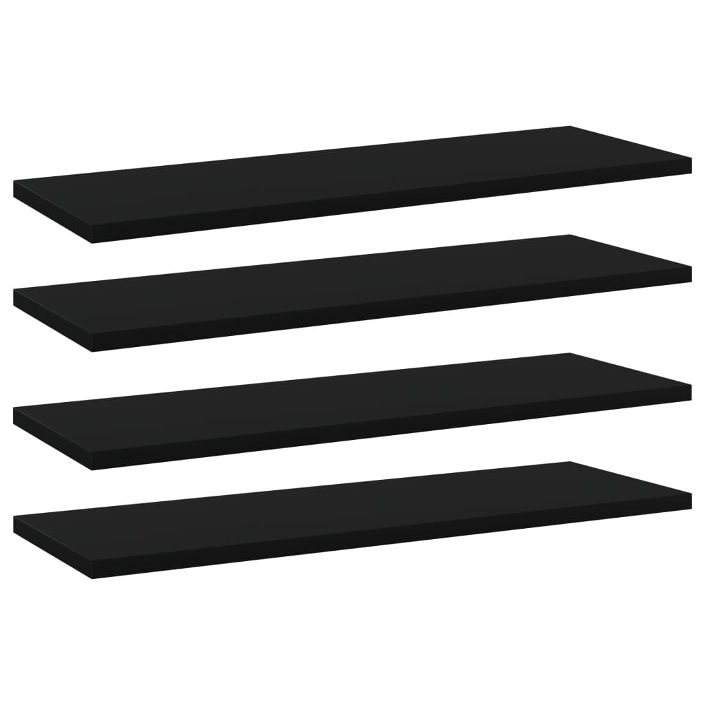 Bücherregal-Bretter 4 Stk. Weiß 40x10x1,5 cm Holzwerkstoff