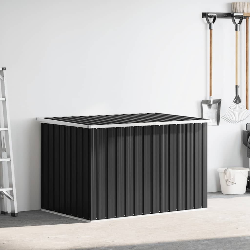 Außenlagerbox Holz 109 x 67 x 65 cm Verzinkter Stahl