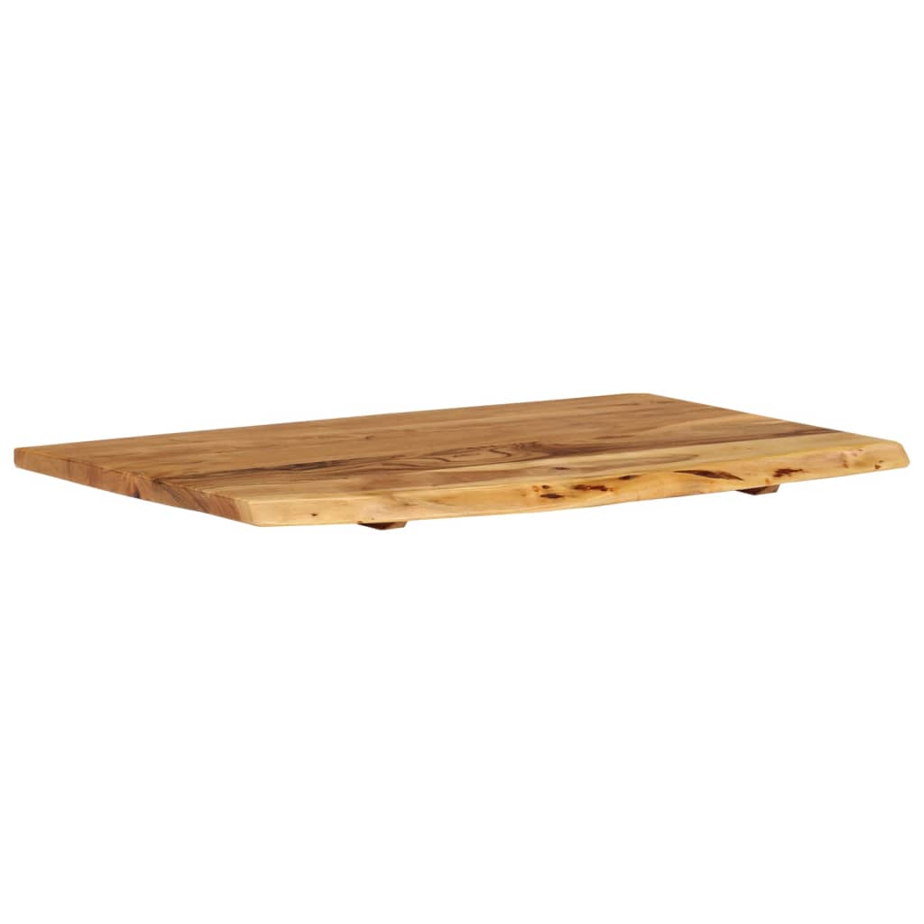 Badezimmer-Waschtischplatte Massivholz Akazie 100x52x2,5 cm