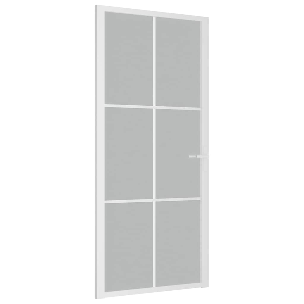Innentür ESG Glas und Aluminium 76x201,5 cm Schwarz