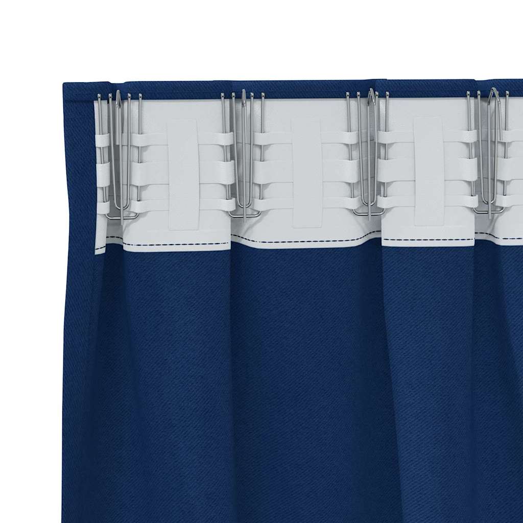 Verdunkelungs-Vorhänge mit Ringen 2 pcs Beige 140 x 140 cm