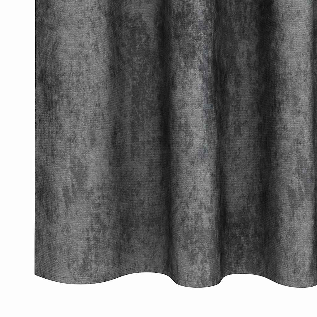 Samtvorhänge mit Vorhängen 2 pcs Weinrot 140 x 140 cm Samt