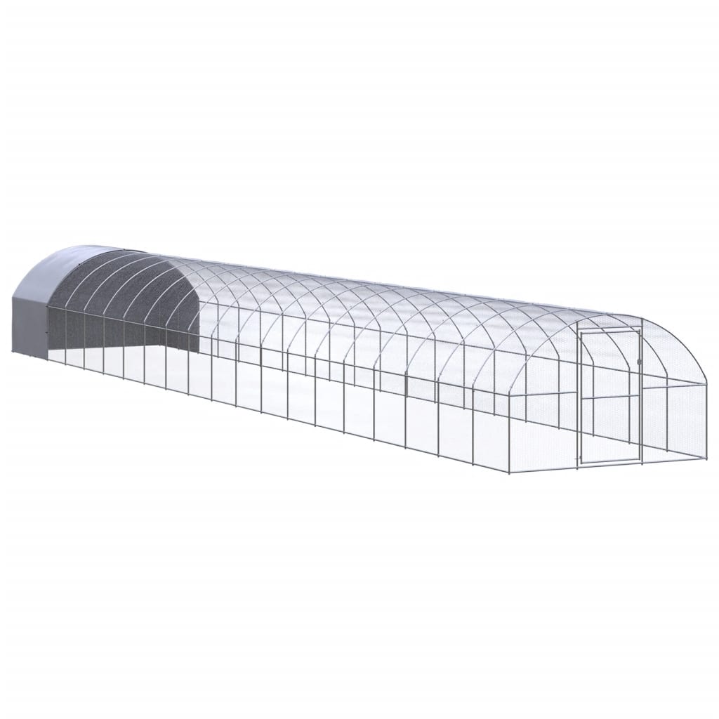 Outdoor-Hühnerstall 3x2x2 m Verzinkter Stahl