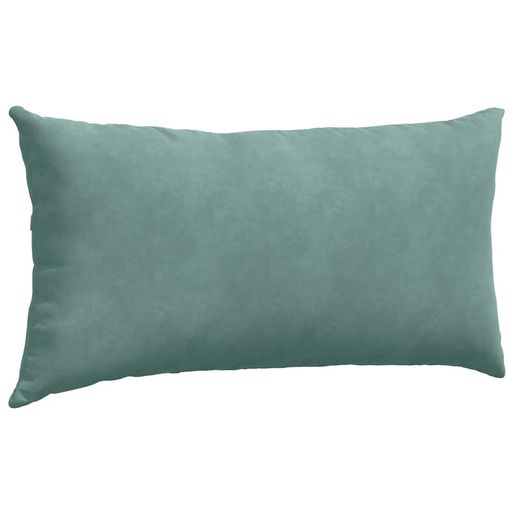 Sofakissen 2 Stück Blau 50 x 30 cm Cordstoff