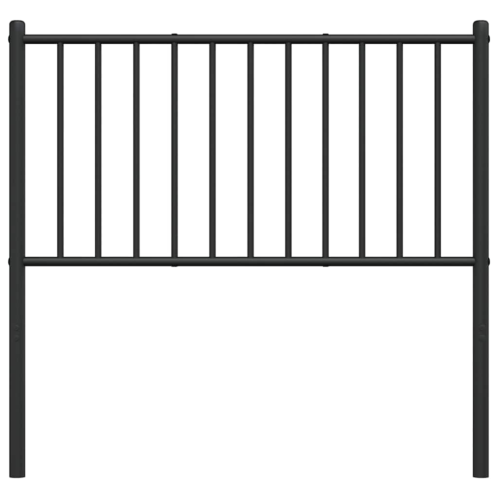 Ersatz-Kopfteil Metall Schwarz 75 cm