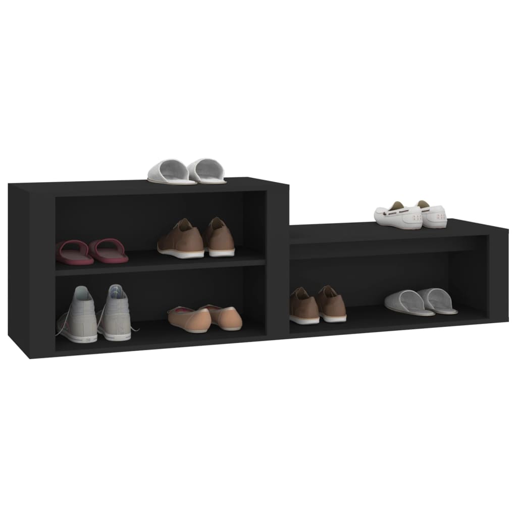 Schuhschrank Weiß 150x35x45 cm Holzwerkstoff