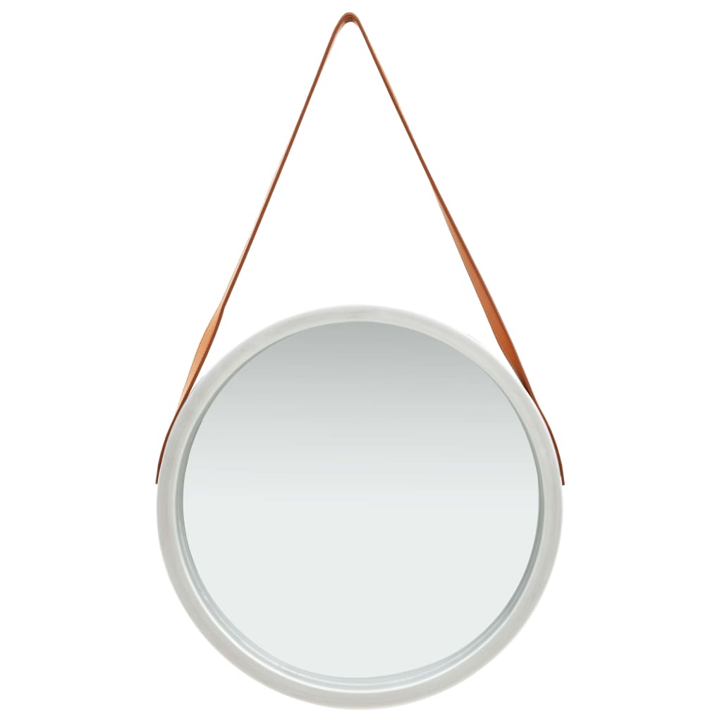 Wandspiegel mit Riemen 60 cm Golden