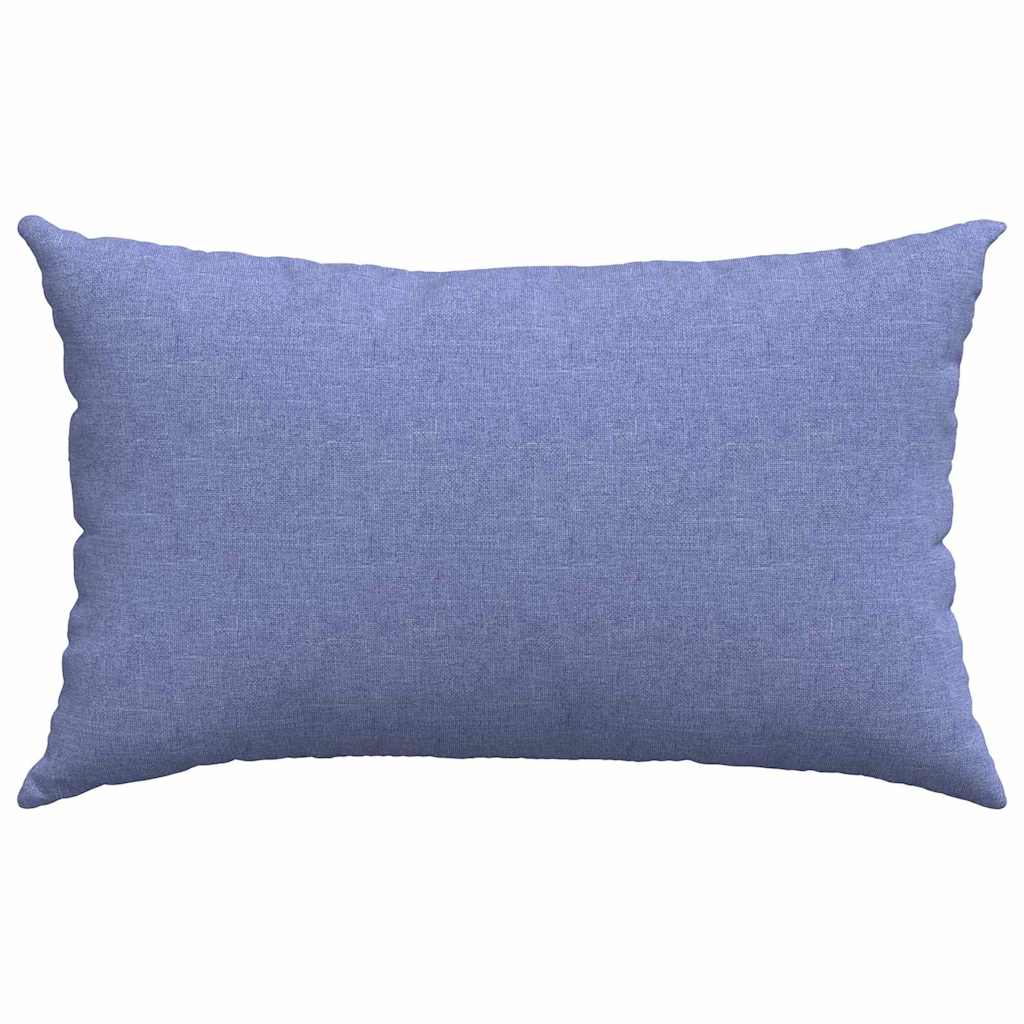 Sofakissen 2 pcs Hellgrau 50 x 30 cm Stoff