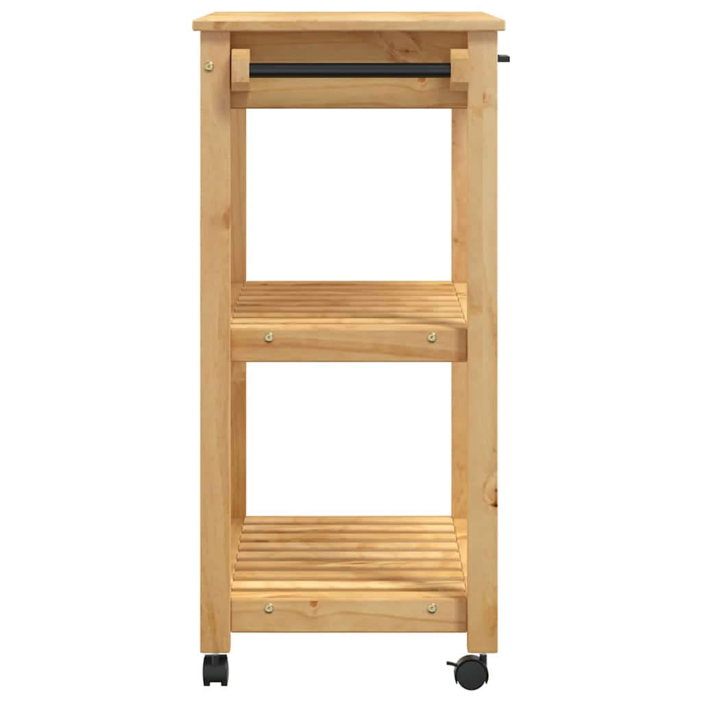 Küchenwagen MONZA 48x40x88,5 cm Massivholz Kiefer