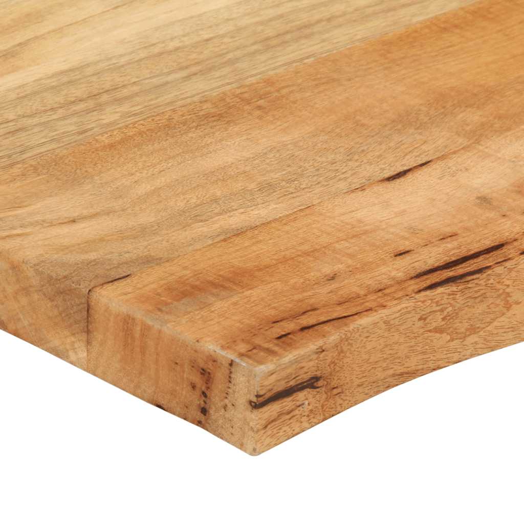 Tischplatte 40x40x2,5 cm Rechteckig Massivholz Akazie Baumkante