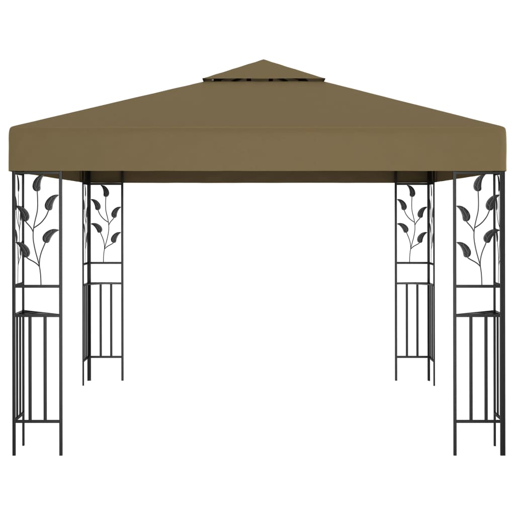 Pavillon 3x3 m Weinrot