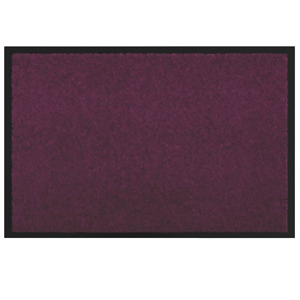 Fußmatte Anthrazit 60 x 40 x 1,2 cm Teddystoff