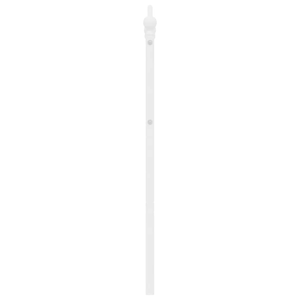 Ersatz-Kopfteil Metall Schwarz 135 cm