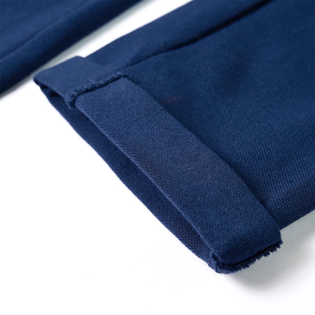 Kinderhose mit Kordelzug Marineblau 128