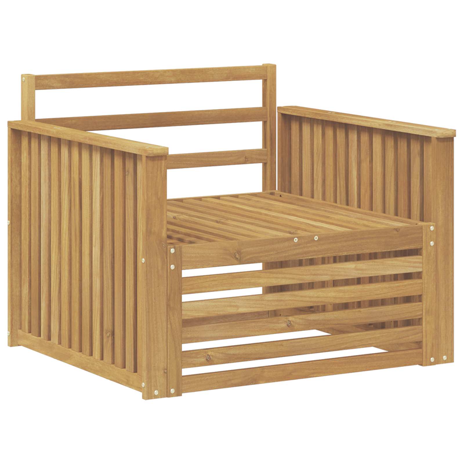 2 Stück Outdoor-Sofa Natur