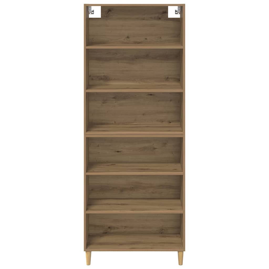 Highboard Altholz 69,5 x 32,5 x 180 cm Holzwerkstoff