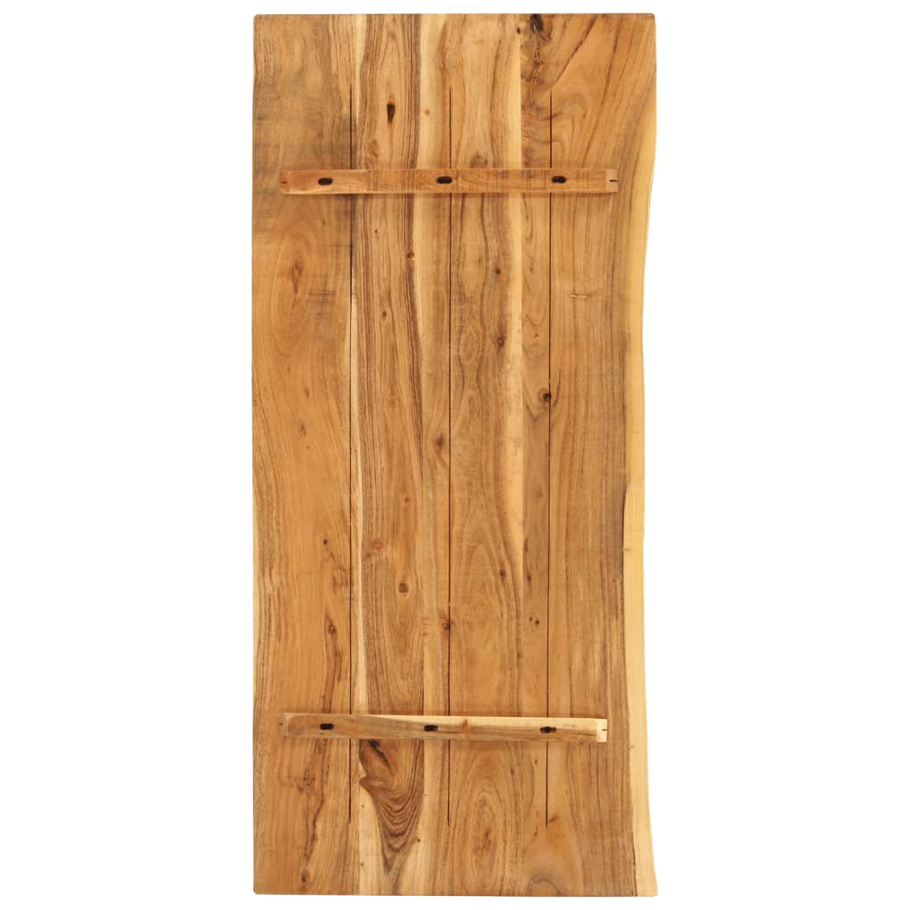 Badezimmer-Waschtischplatte Massivholz Akazie 100x52x2,5 cm