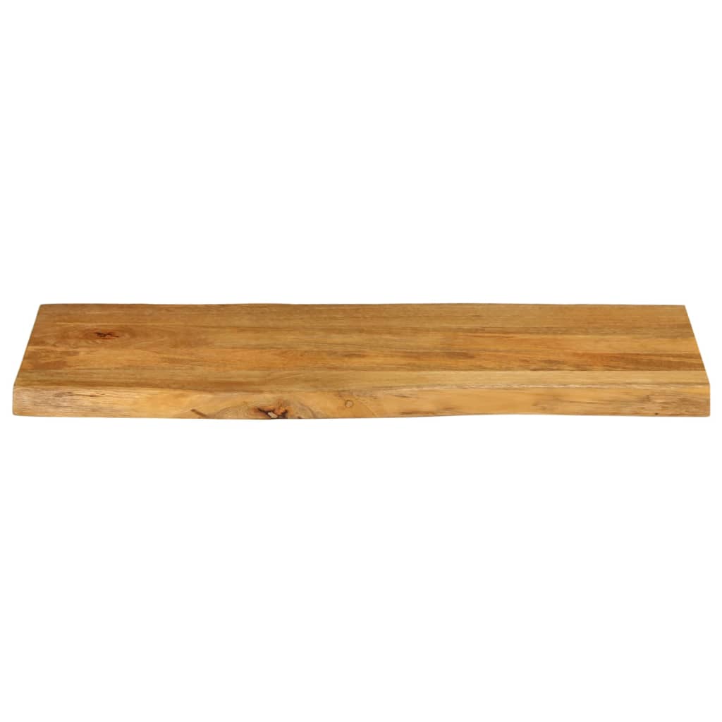 Tischplatte 40x40x2,5 cm Rechteckig Massivholz Akazie Baumkante
