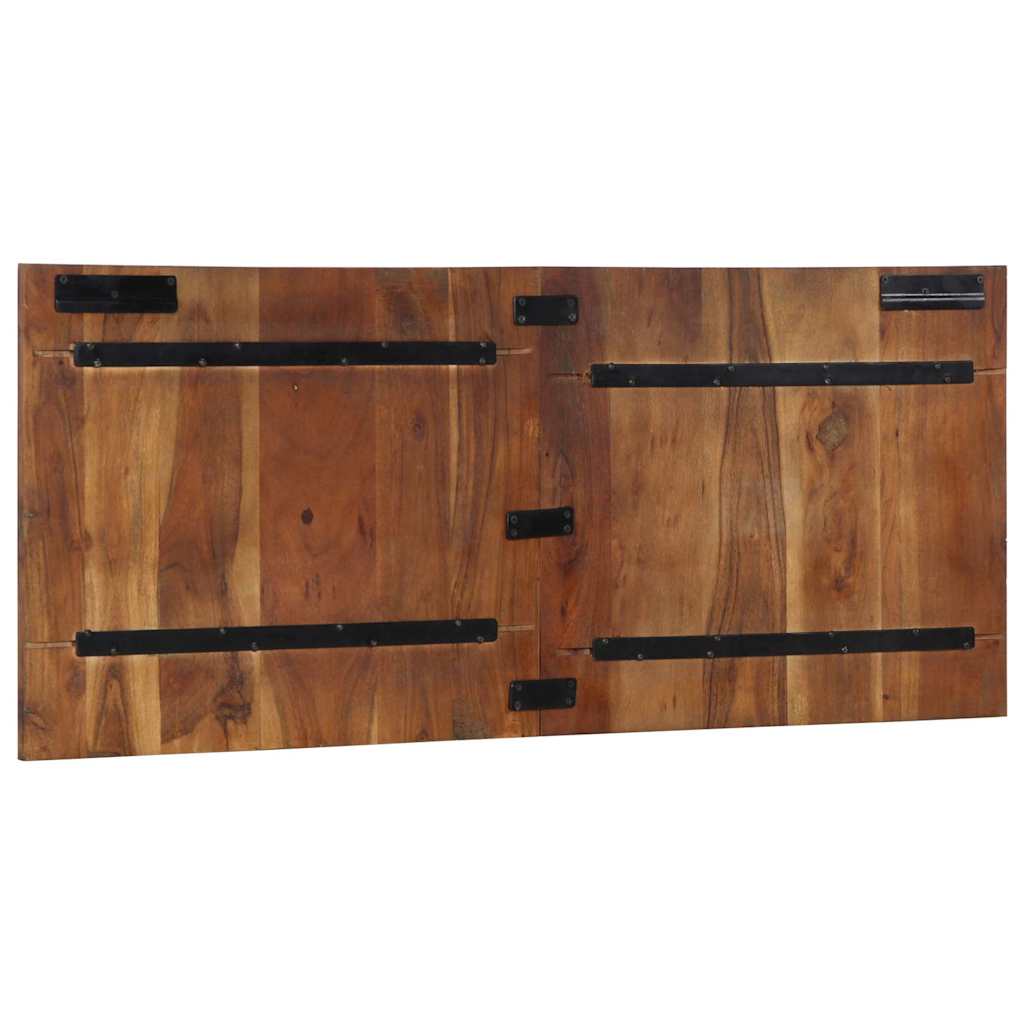 Kopfteil Mehrfarbig 160 cm Massivholz Altholz