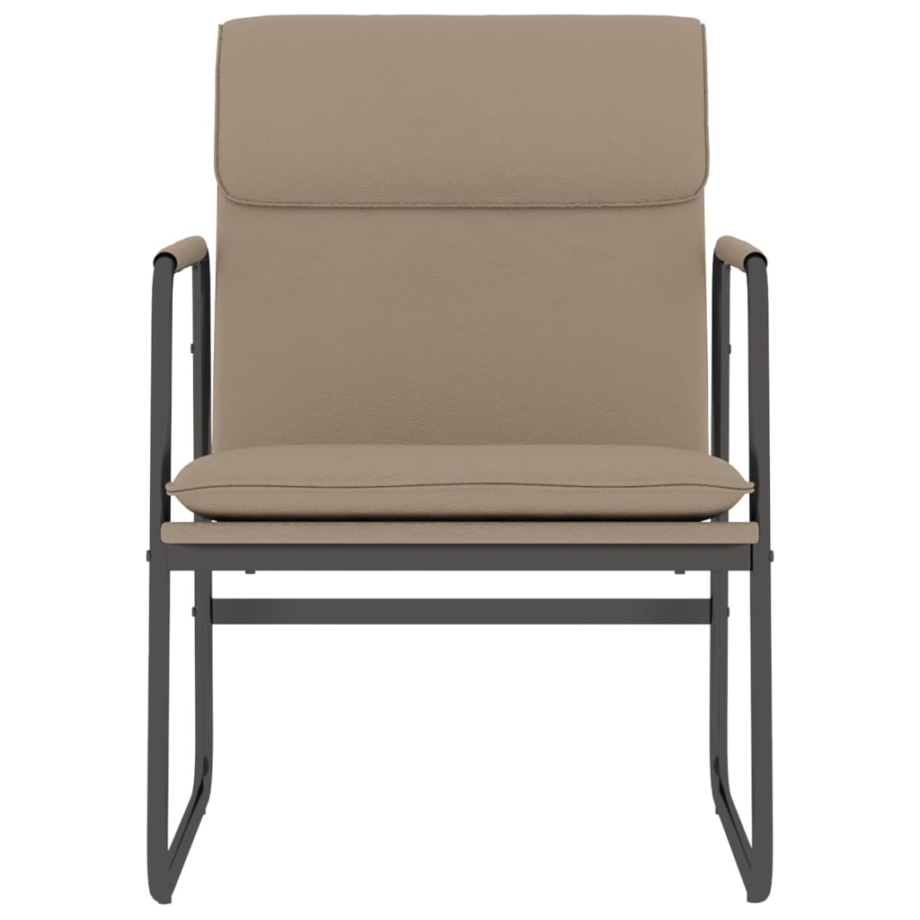 Loungesessel Grau 55x64x80 cm Kunstleder