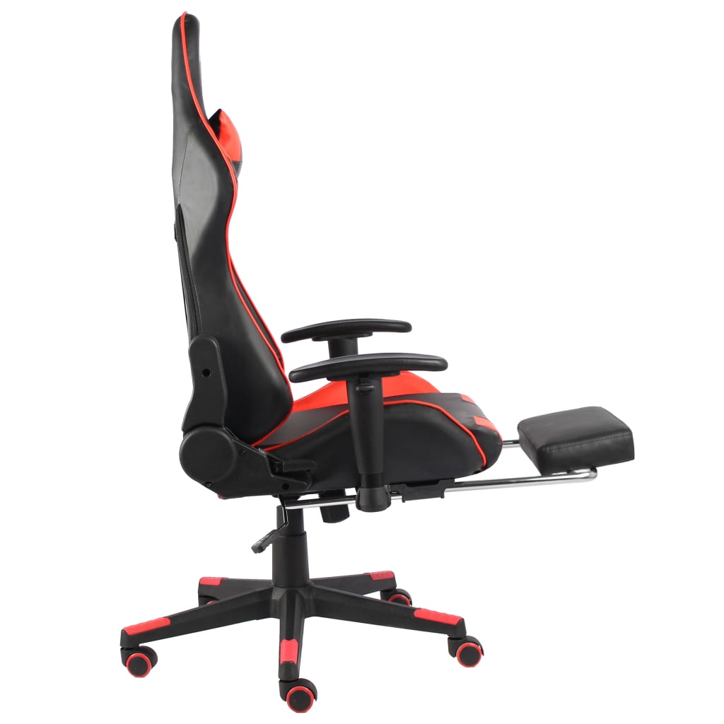 Gaming-Stuhl Drehbar Blau PVC