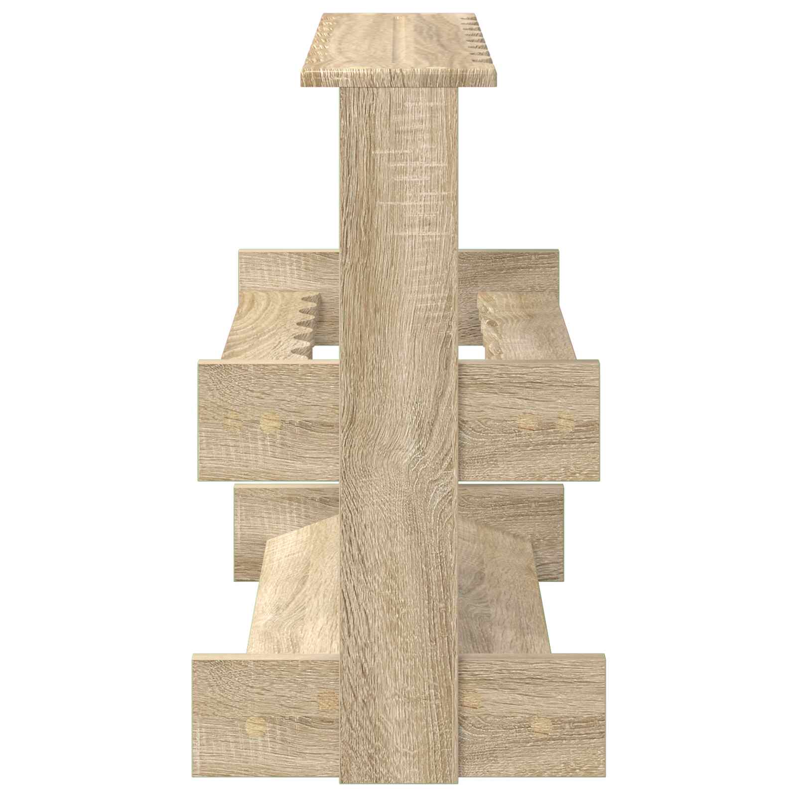 Billardqueue-Ständer Holzwerkstoff 60 x 35 x 60 cm Weiß