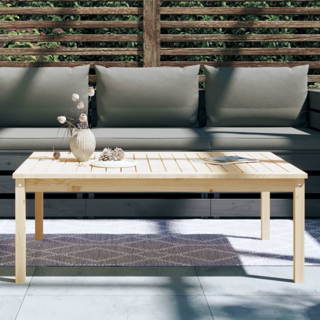 Gartentisch 82,5x50,5x45 cm Massivholz Kiefer